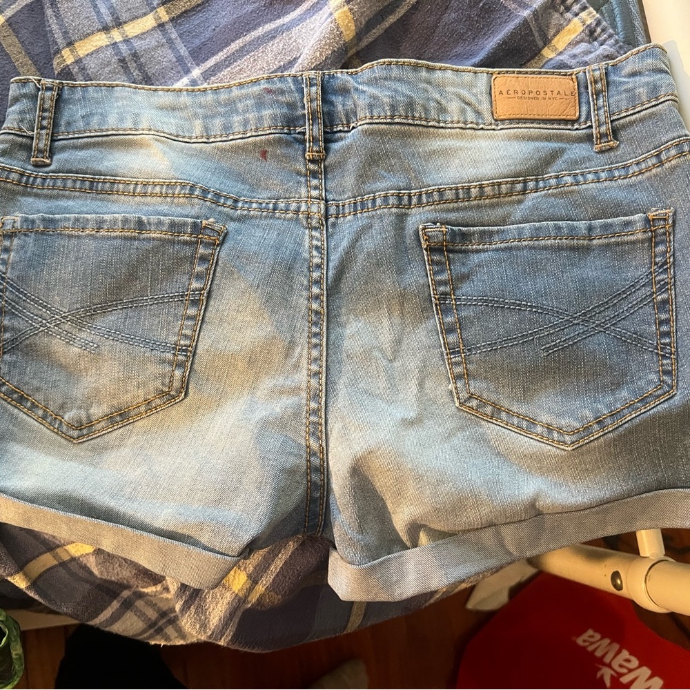 Aeropostale Light Blue Jean Shorts